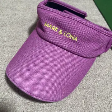 새상품급 MARK & LONA 퍼플 바이저 리본