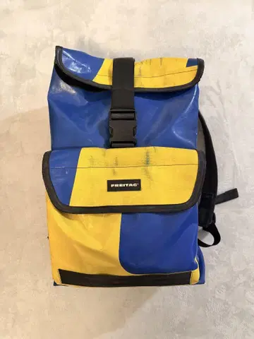 FREITAG 럭색 Victor 파랑 옐로우 컬러 대용량