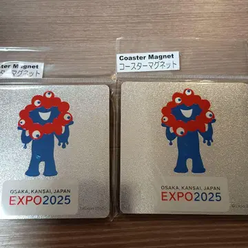EXPO 2025 미야쿠미야쿠 코스터 마그넷 (2개 세트)
