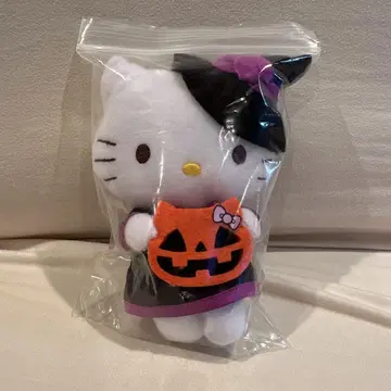 헬로키티 미스터도넛 미스도 할로윈 마녀 봉제 인형