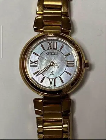 [정크제품] CITIZEN ECO-DRIVE 손목시계 핑크 골드