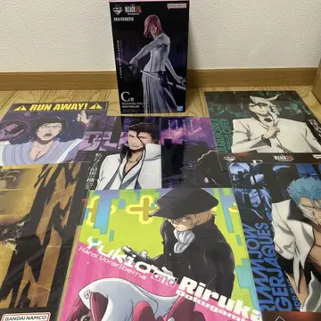 제일복권 BLEACH 엘르 아폴로 피규어 클리어 포스터 7점 세트