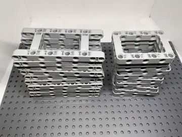 정품 레고 테크닉 연결 암 정품 20개 그레이 구멍 블록