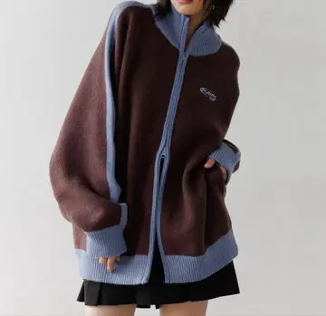 PBLIM UNISEX 트랙 니트 브라운