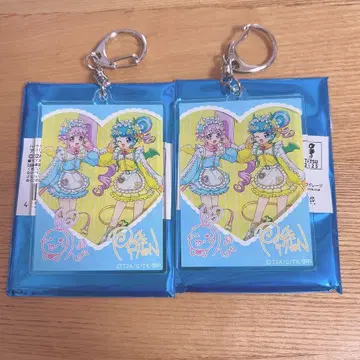 프리파라 하트데비데비 파티 아크릴 키링 논 피논