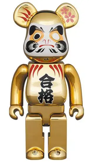 BE@RBRICK 달마 합격 금 도금 400%