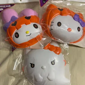 헬로키티 마이멜로디 키티 마이멜로 가면 할로윈