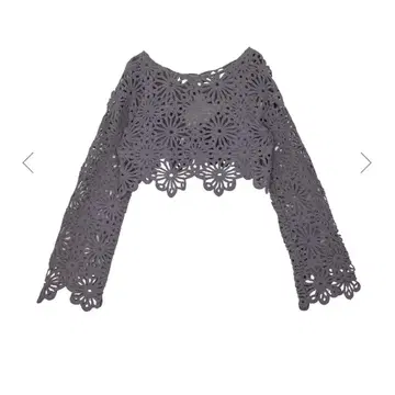 Ameri VINTAGE MEDI FLOWER SAINT LACE TOP