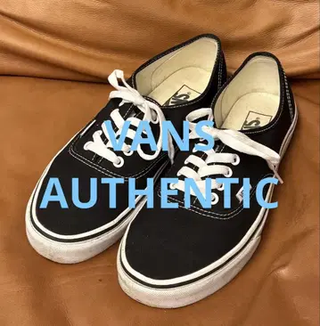 새상품급 VANS 반스 AUTHENTIC 오센틱 블랙 27cm