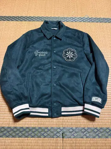 ZARA 바시티 자켓 다크 그린