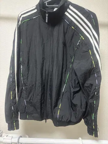 아디다스 adidas 나일론 자켓 M 여성용 더블 지퍼