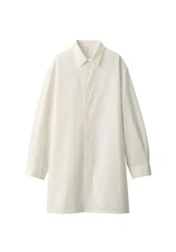 무인양품 와시콘 포플린 셔츠 XL 오프화이트 여성용