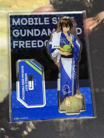 건담 SEED FREEDOM 키라 극락탕 콜라보 아크릴 스탠드