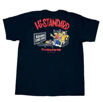 Hi-STANDARD PIZZA OF DEATH 티셔츠 XL