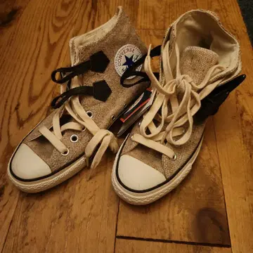 [ 새상품 ] CONVERSE 하이컷 스니커즈 베이지