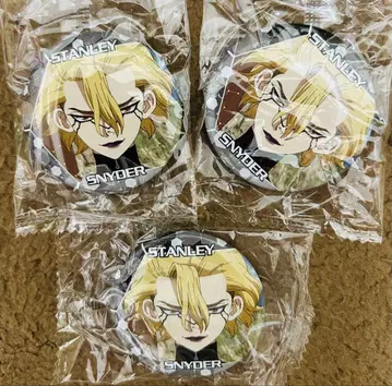 Dr.STONE 닥터스톤 장면 사진 캔뱃지 스탠리 3종 세트