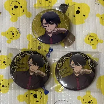 TSUTAYA 옥좌 무타노 무진 캔뱃지 세트 레어