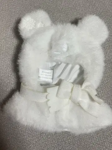 디즈니 스토어 유니베어 판초 시크릿 화이트