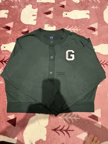 GAP 다크 그린 가디건 M 사이즈