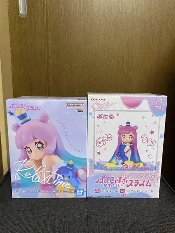 푸니루는 귀여운 슬라임 푸니루 피규어 2개 세트 [ 미개봉 새상품 ]