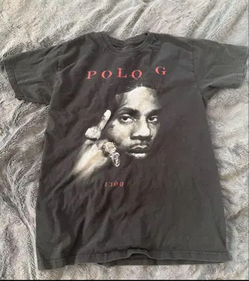 Polo G 그래픽 T셔츠 M 블랙