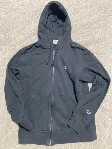 Champion 후드 맨투맨 네이비