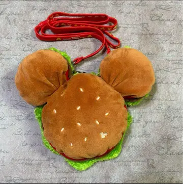 디즈니 티켓 홀더 미니백 미키 모양 햄버거