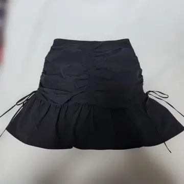 리랜드트루 셔링 벌룬 미니 스커트