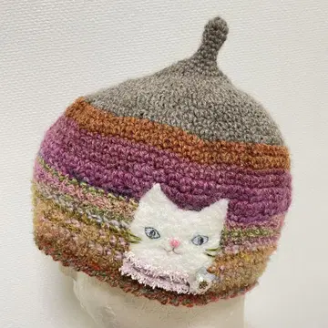 고양이 니코리 통가리 모자
