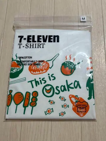세븐일레븐 티셔츠 M 사이즈 This is Osaka
