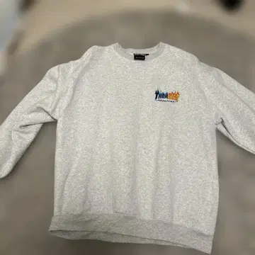 THRASHER 프레임 로고 트레이닝복 L 그레이