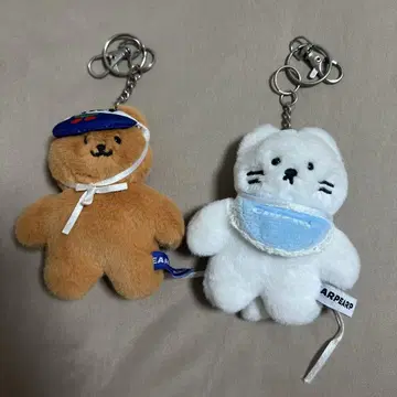 EARPEARP 곰 고양이 봉제 인형 키링