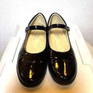 토터스 천연 가죽 에나멜 신발 23cm