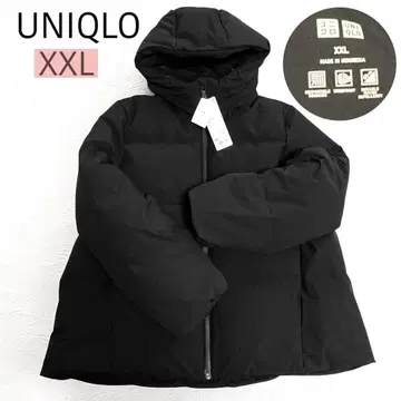 XXL [미사용 택 포함] UNIQLO 다운 자켓 블랙