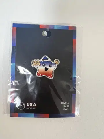 오사카 만박 미국관 핀 배지 스파크 USA 타코야키