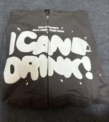 M!LK I CAN DRINK 캔드리 후드티 M