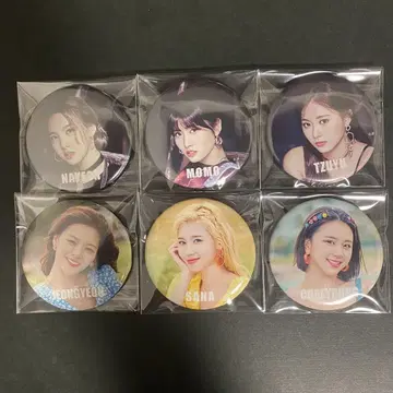 TWICE 캔뱃지 6개 세트