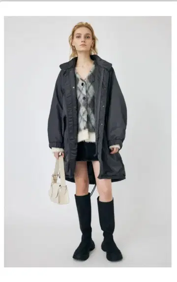 moussy 롱 코트
