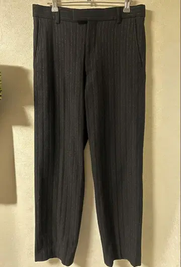 DRIES VAN NOTEN 스트라이프 슬랙스