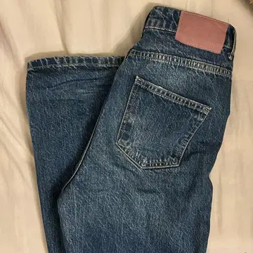 [ 레어 ] ZARA 데님 팬츠 청바지 34 하이웨스트 핑크 택 y2k