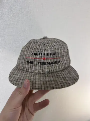 BOTT 보트 로고 캡 CAP 플레드 베이지