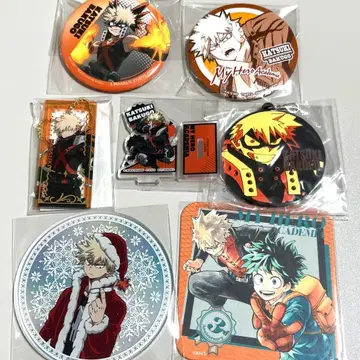 나의 히어로 아카데미아 바쿠고 카츠키 묶음 판매 캔뱃지 키링 코스터