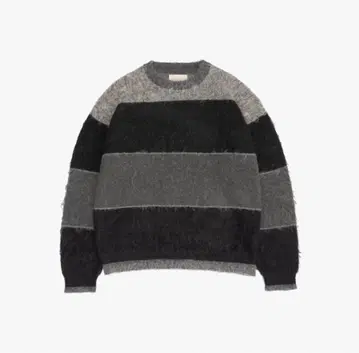 YOKE Graphpaper MOHAIR BORDER SWEATER