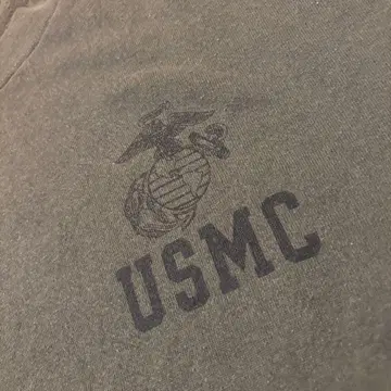 USMC 올리브 그린 밀리터리 맨투맨 USA제