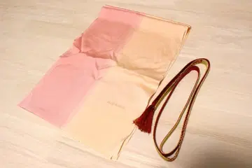 단바 크레이프 원단 오비 장식 천 허리띠
