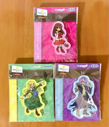 Ib 아크릴 클립 배지 이브 메리 개리 게이머구이 3개 세트