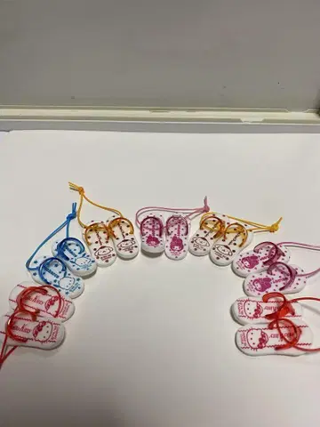 레어! 산리오 캐릭터 미니어처 샌들 7종