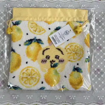 FEILER 페이러 치이카와 복조리 파우치 레몬 도트 토끼