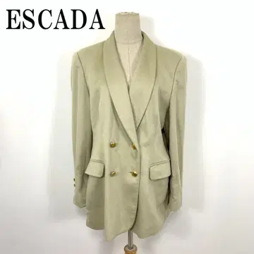 LA8216 에스카다 테일러드 자켓 베이지 울 42