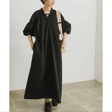 [ URBAN RESEARCH ] 레이스업 셔츠 원피스